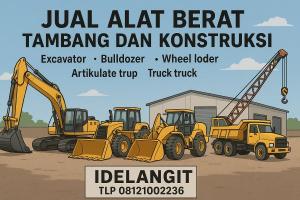 alat berat bekas used heavy equipment idelangit